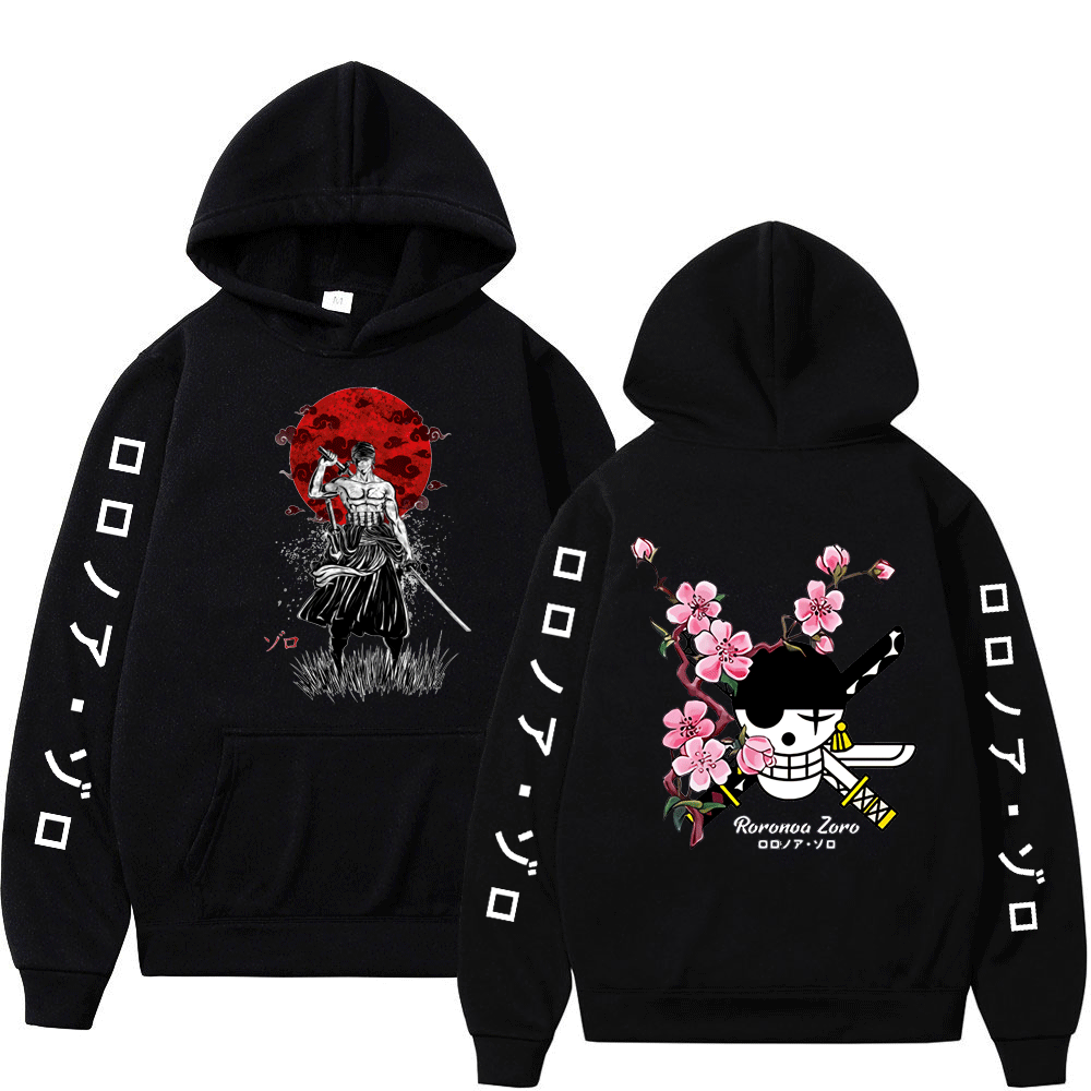 일본 애니메이션 원피스 Luffy Roronoa Zoro Sanji 하라주쿠 후드 남성 여성 캐주얼 패션 유니섹스 Hoody 스웨트 남성 탑