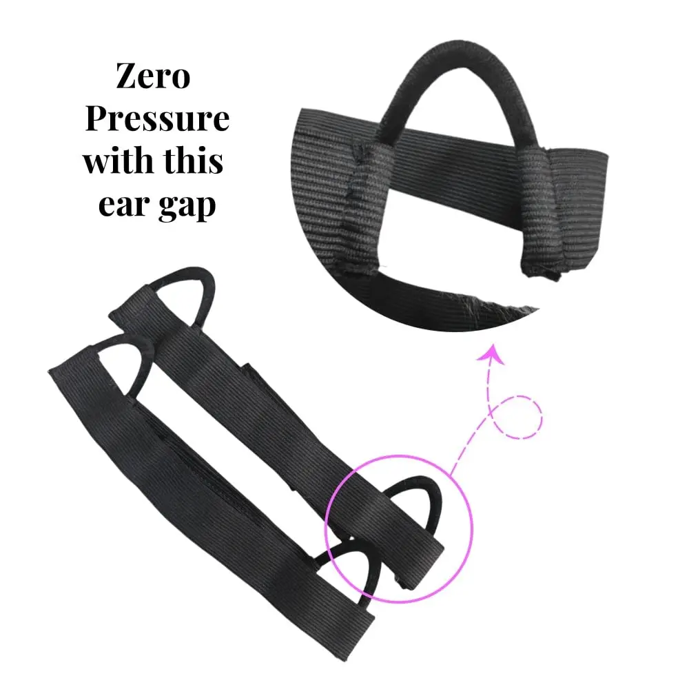 1/2/3 pièces bande de perruque fondue en dentelle confortable avec cintre d'oreille nouveauté bande de perruque avec Protection des oreilles bande de bord en dentelle