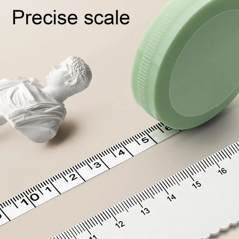 2M Mini Portable Leather Tape Measure Household Measuring Tape Measurement Of Three Dimensions Body Measuring Tape