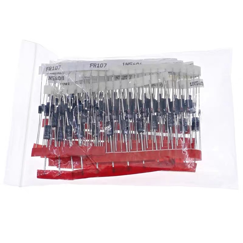 14 Values Fast Switching Schottky Diode Assorted Kit 1N4001 1N4004 1N4007 1N5408 UF4007 FR207 1N5817 1N5819 1N5822 1N4148 RL207