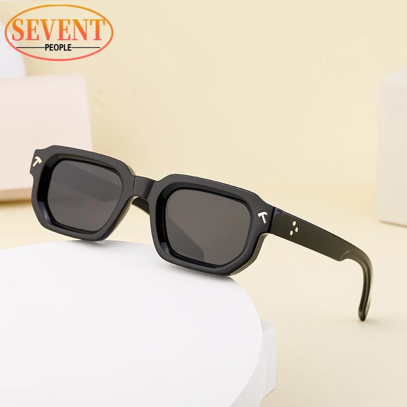 Gafas de sol cuadradas polarizadas para hombre 2025, marca de lujo de diseñador, nuevas gafas de sol rectangulares de moda para dama, gafas de sol para conducir