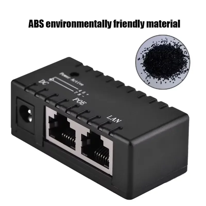 10/100Mbps 5V-48V POE Power Adapter Ethernet Injektor Splitte für RJ45 Schnittstelle für IP Kamera POE Adapter Modul Zubehör