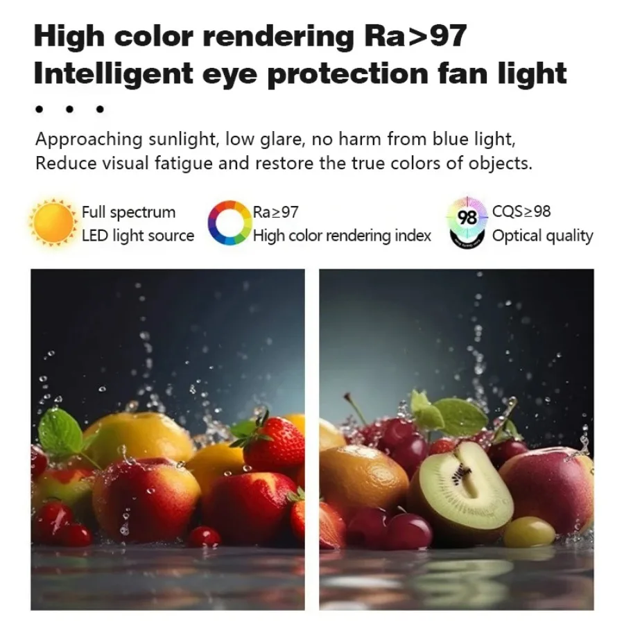 Modern LED Invisible Bladeless Ceiling Fan Light 6speed DC Variable Frequency Remote Dimming Air circulation Fan Home Sealed Fan