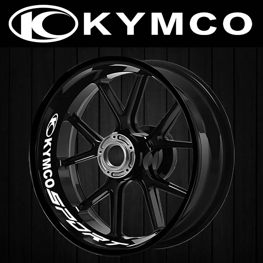 Reflective Motorcycle Wheel Stickers Inner Decals for KYMCO Superdink 125 AK550 AK 550 Absorb Accesorios Xtwon X Town 125