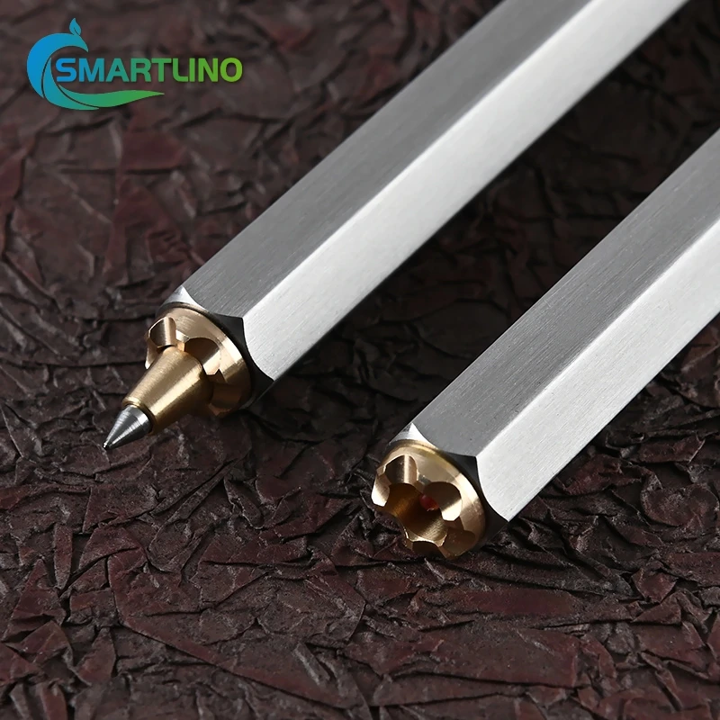 Multi-Function โลหะปากกายุทธวิธีสํานักงานเครื่องเขียนนักเรียนปากกาลูกลื่นปากกาฉุกเฉิน Glass Breaker ป้องกันตัวเอง EDC เครื่องมือ