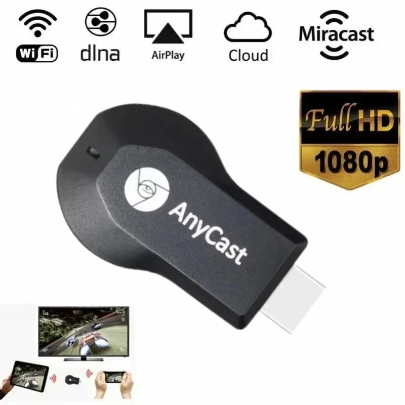 4K 1080P M2 Plus Wireless WiFi Display HDMI-Compatible TV Dongle Receiver for DLNA Airplay Miracast for AnyCast for IOS