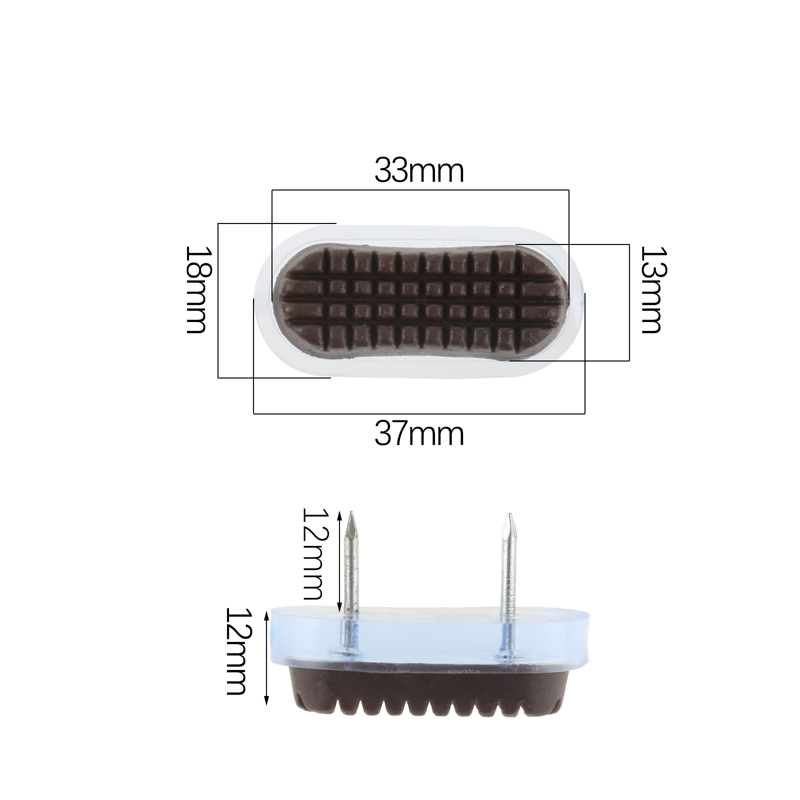 10 шт., накладки на ножки мебели, увеличивающие высоту