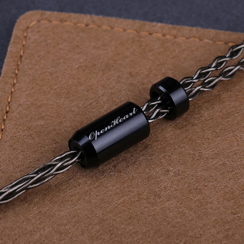 OPENHEART 8 Cáp Tai Nghe 1 Ra 2 Jack Dual 3.5/2.5/4.4Mm Cân Bằng Cáp Mạ Bạc đồng Nâng Cấp Thay Thế 2M 3M
