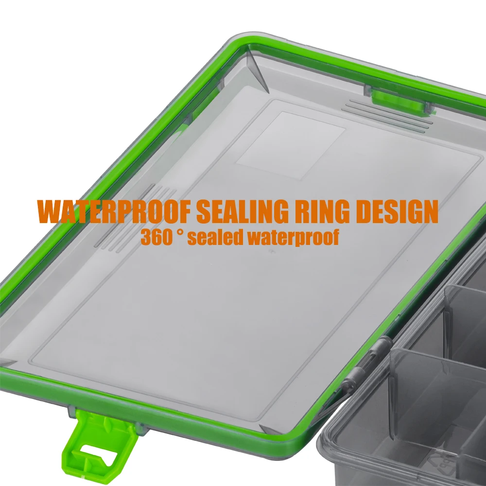 SAMOLLA Angelgerät Wasserdichte Box Köder Lagerung Köder Haken Boxen Köder Container Lagerung Fall Angeln Zubehör