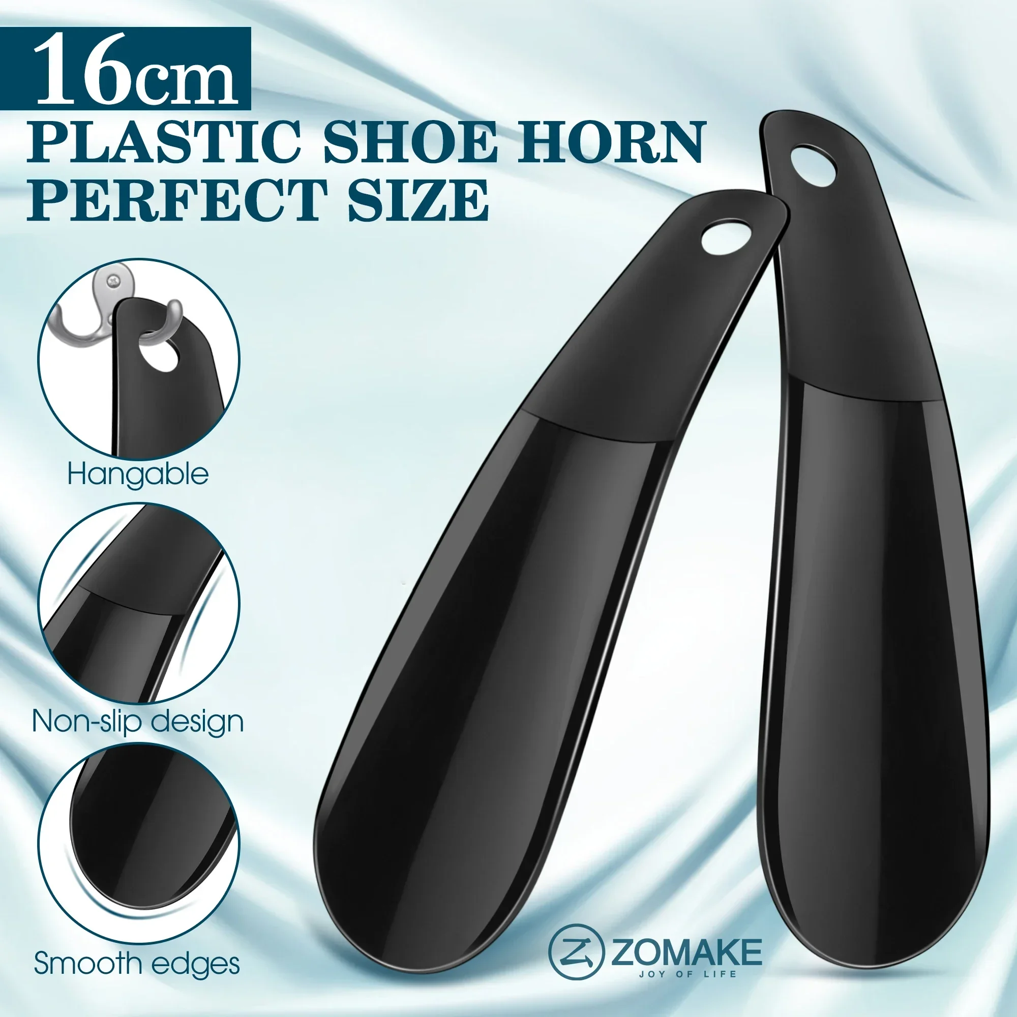 16/20CM Mini portatile professionale calzascarpe durevole in plastica a forma di cucchiaio per bambini assistente per il cambio delle scarpe sollevatore per scarpe flessibile
