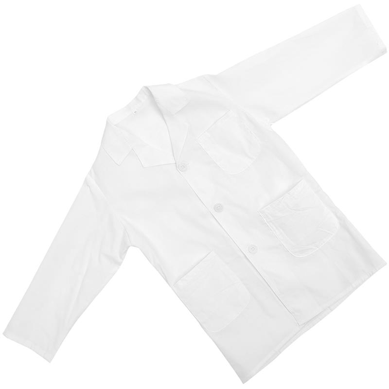 Ropa de laboratorio blanca lavable, abrigo de científico, disfraz para niños, bata de laboratorio para niños, accesorios de disfraz para fiesta, 1 ud.