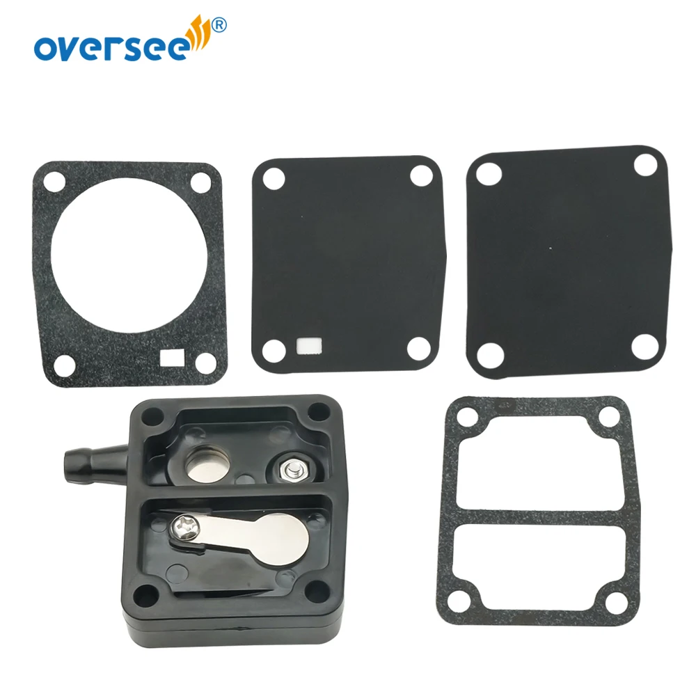 6G1-24432 Vergaser-Kraftstoffdichtungssatz für Yamaha Außenbordmotor 2T 6HP 8HP 9,9HP 15HP Parsun Hidea Powertec HDX Seapro-Motoren