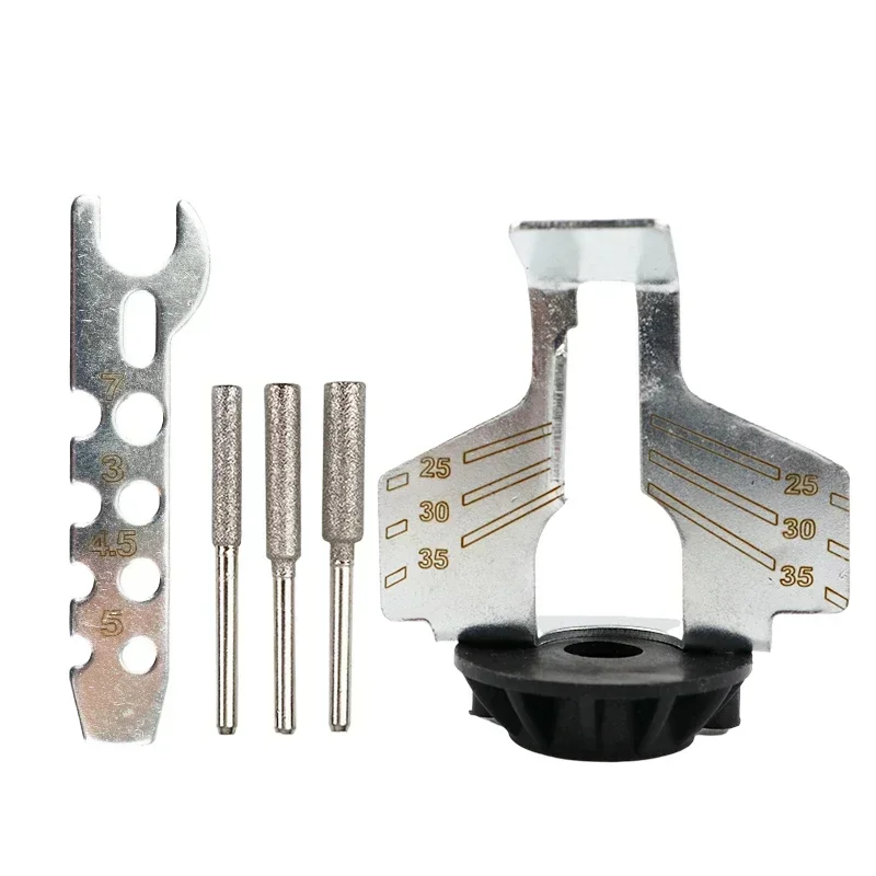 Chainsaw Sharpening Kit Electric Grinder Sharpening Polishing Attachment Set Saw Chains Tool Drill Rotary Accessories Set
