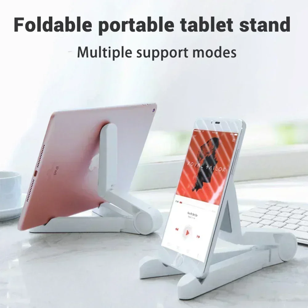 Multifunctional Foldable Tablet Stand Holder Universal for iPad Air/Pro Samsung Xiaomi Huawei Tablets & Phones  Adjustable Angle