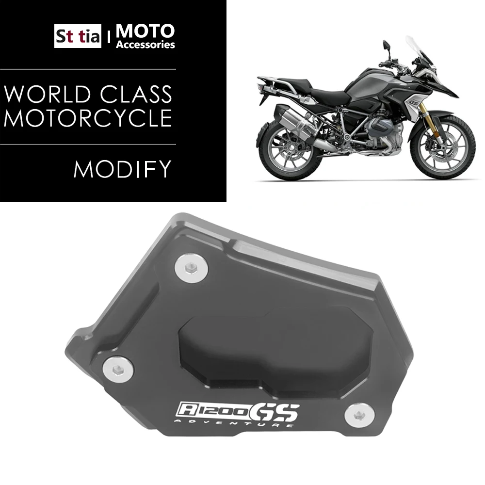 Soporte lateral para motocicleta, extensión de placa para BMW R 1200 GS LC R1200GS Rallye ADV R1250GS Adventure R 1250 GS