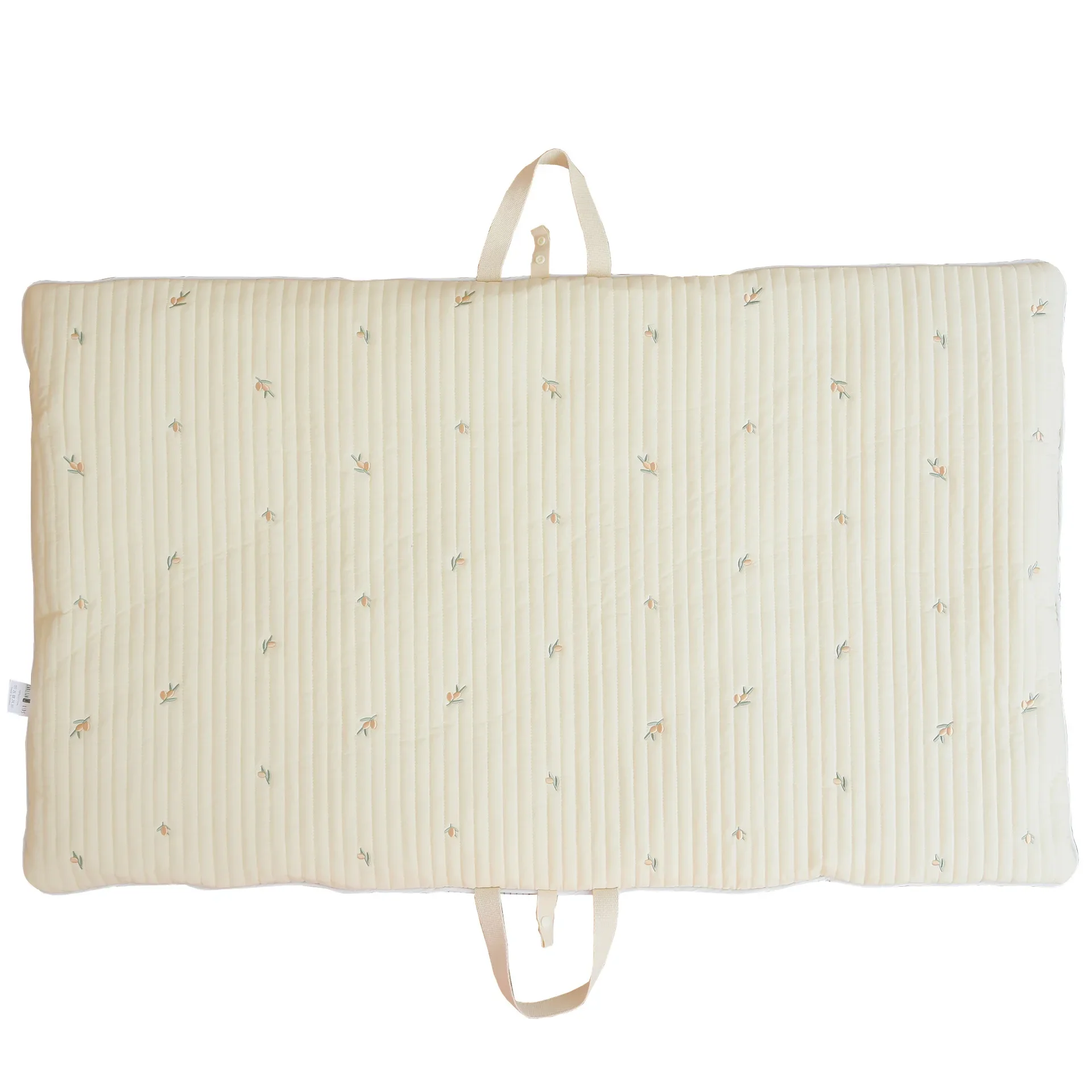 Crianças crianças colchão de algodão dos desenhos animados bordado urso dobrável portátil cochilando esteira sleepover lanche