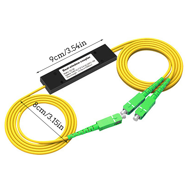 1x2 FTTH Fiber Optic Splitter 1 Point 2 Fiber Optic Splitter Box Tapered 1 To 2 Splitter Box SC/APC Computer Accessories