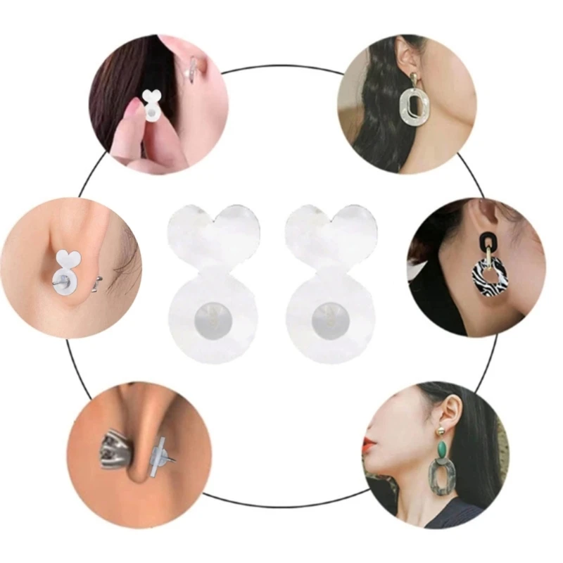 Dụng cụ nâng khuyên hỗ trợ cho khuyên nặng Mặt sau khuyên độc đáo cho khuyên E0BE