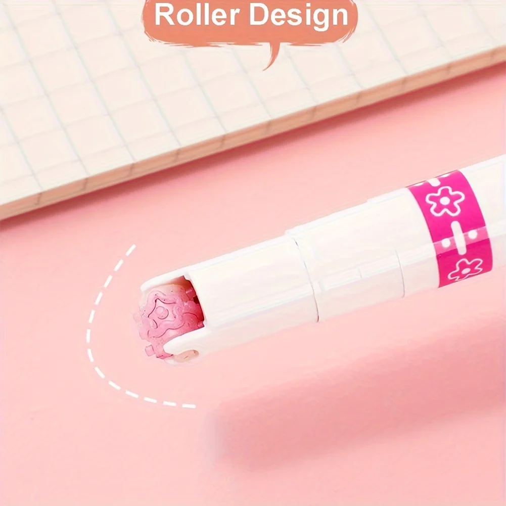 6 ชิ้น/เซ็ตดอกไม้ Line Shape Highlighter ปากกา Roller Tip Curve Liner Marker Kawaii เกาหลีเครื่องเขียนอุปกรณ์สํานักงานโรงเรียนของขวัญ