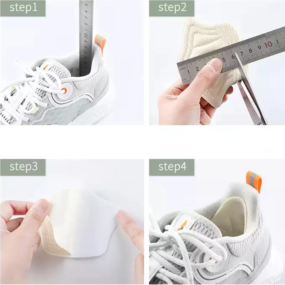 Miếng Lót Miếng Dán Gót Chân Dành Cho Thể Thao Antiwear Chân Miếng Lót Đệm Lắp Đế Gót Tấm Dán Bảo Vệ