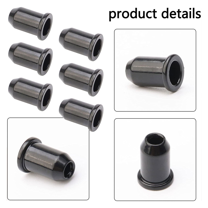 6 Cái/bộ Dây Đàn Guitar Mũ Gắn Khóa Thông Cơ Thể Ferrules Dây Đàn Guitar Ferrules Bushing Cho Guitar Điện