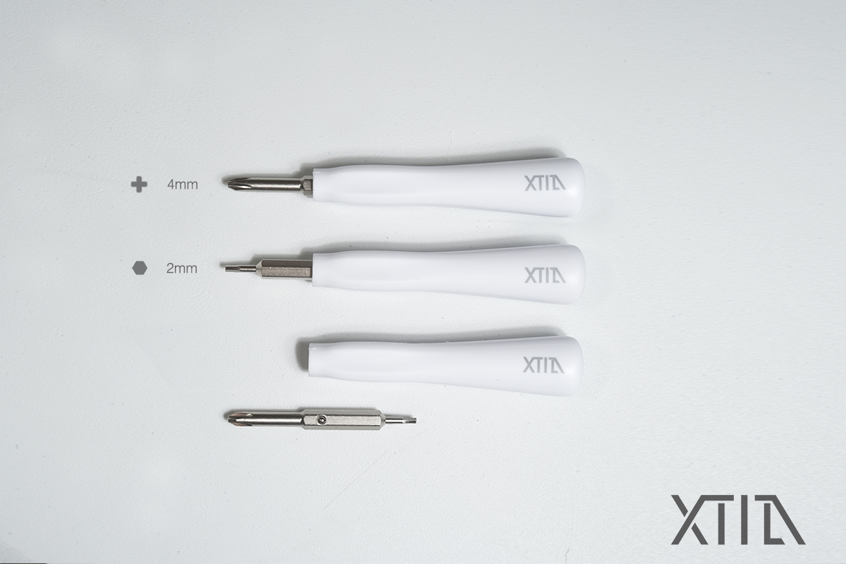 Отвертка XTIA (включая крест 4 мм и шестигранник 2 мм)