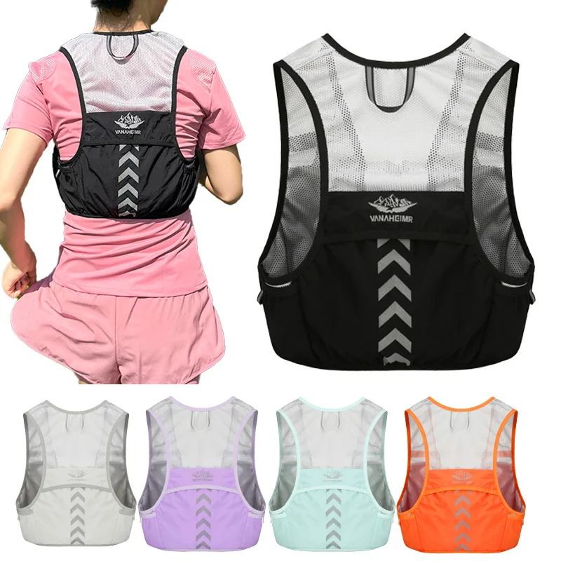 Mochila de corrida de trilha unissex leve ao ar livre, bolsa de caminhada ao ar livre durável e confortável, mochilas de maratona