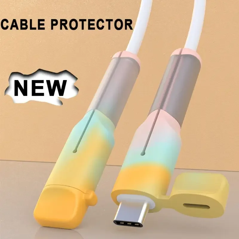Soft silicone cover type C charger cable protector Cable Protector cord saver practical accessories
