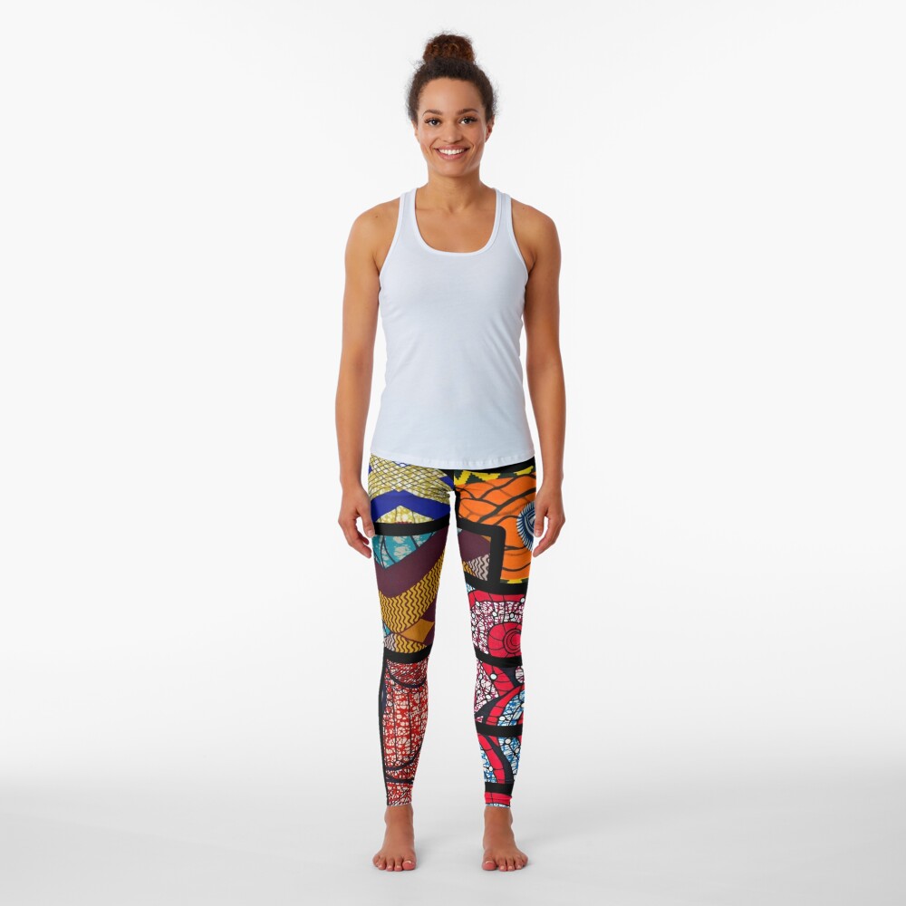 Legging Motif Afrika Legging Sporty Legging Wanita Push Up