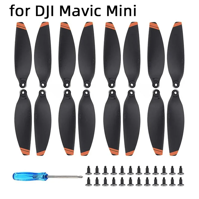 16 Uds hélice de repuesto para DJI Mavic Mini Drone 4726 accesorios ligeros ventiladores de ala de hoja accesorios repuestos kits de tornillos