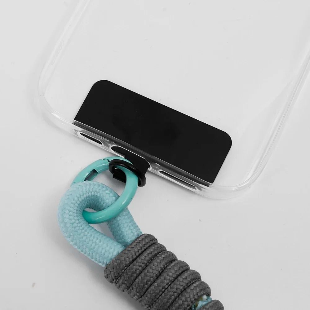 Aluminiumlegierung Metall Handyhülle Clip Universal Hängendes Stück Patch Telefon Lanyard Dichtung Patch Strap Hang Cord Tab 0,3 mm
