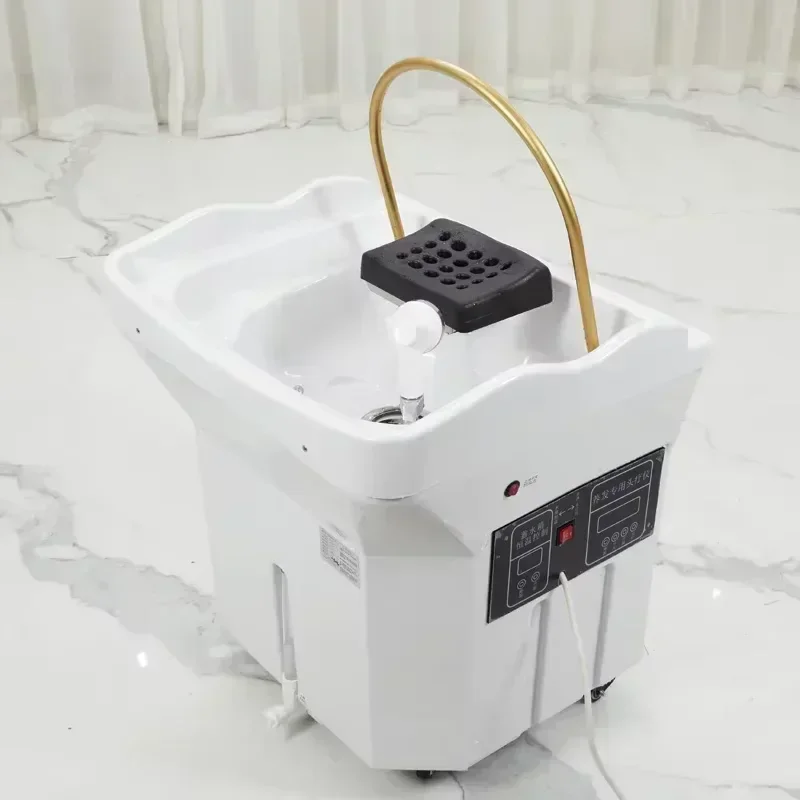 Lavabo de champú portátil de estilo japonés para cama reclinable o uso ligero - Muebles de salón de spa Head