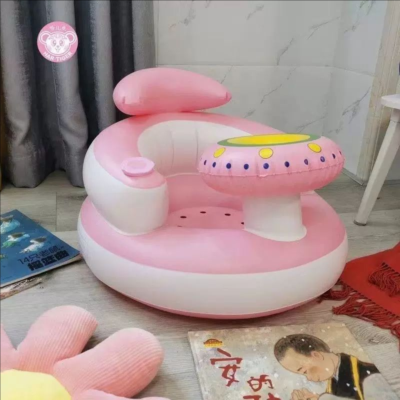 Inflatable เด็กที่นั่งสําหรับทารก 3 36 เดือนเด็กที่นั่งโซฟาสําหรับทารกนั่งสนับสนุนเก้าอี้เด็กกินเก้าอี้อาบน้ําที่นั่ง