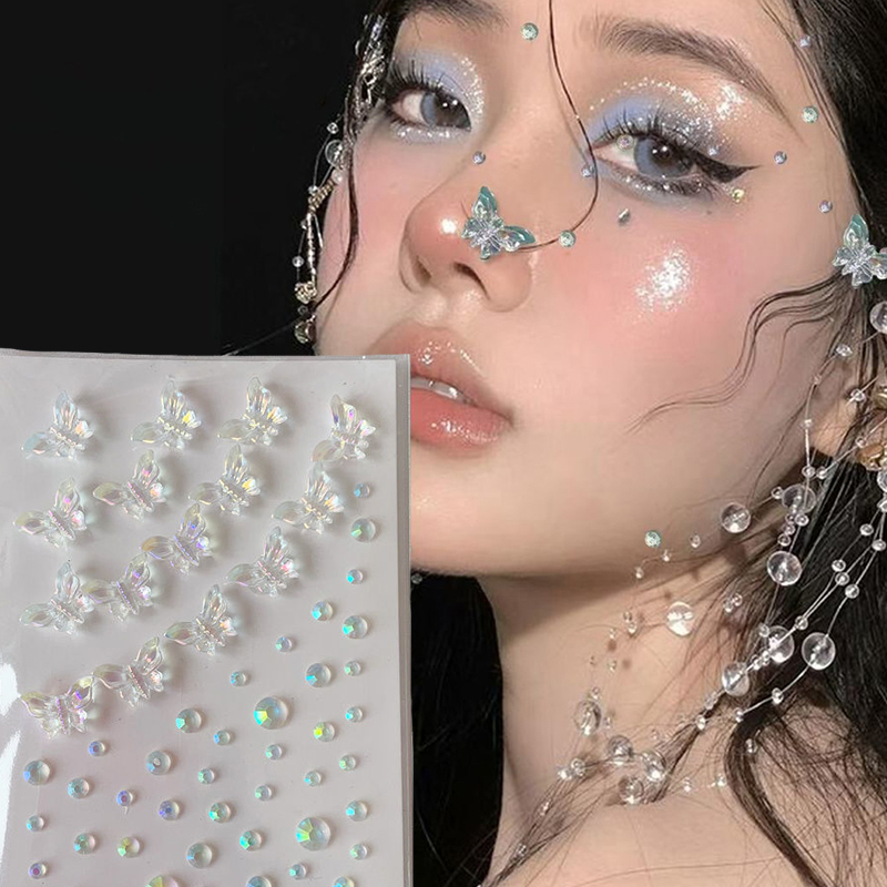 1-6 шт., 3D акриловые Патчи для лица