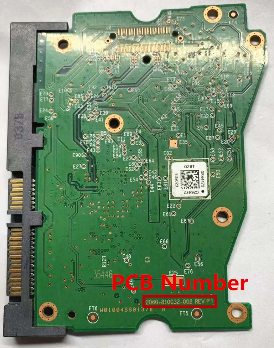 WD60PURX Logic Printed Circuit Board 2060-810032-002 REV P1 Unlock Decrypt PCB supports PC3000