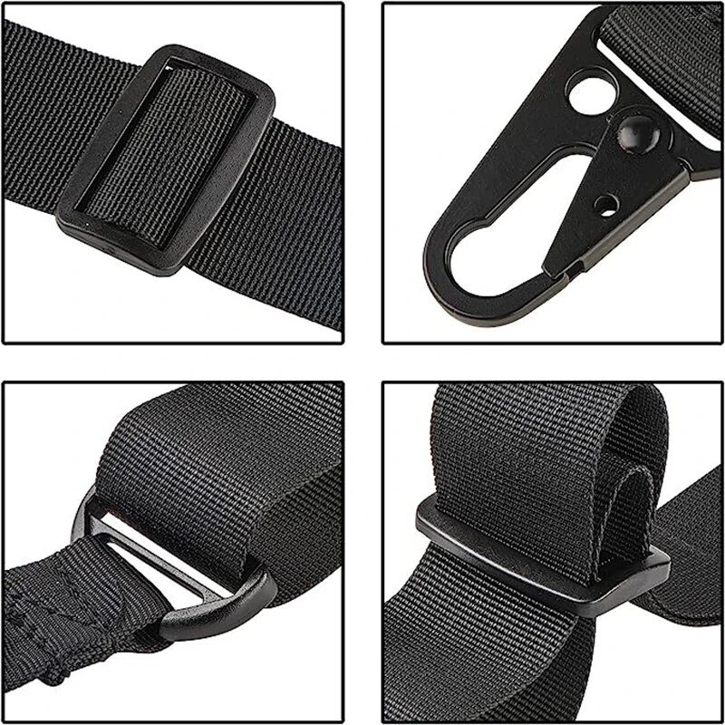 สลิงไนลอนแบบ Dual Point เกี่ยวกับยุทธวิธี: เหมาะสําหรับการล่าสัตว์และการผจญภัยกลางแจ้ง ปรับได้!