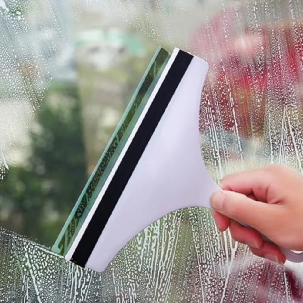 1 PC กระจกทําความสะอาด Scraper-หน้าต่าง Wiper CLEANER หน้าแรกห้องน้ําทําความสะอาด Scraper หน้าต่างรถ Wiper