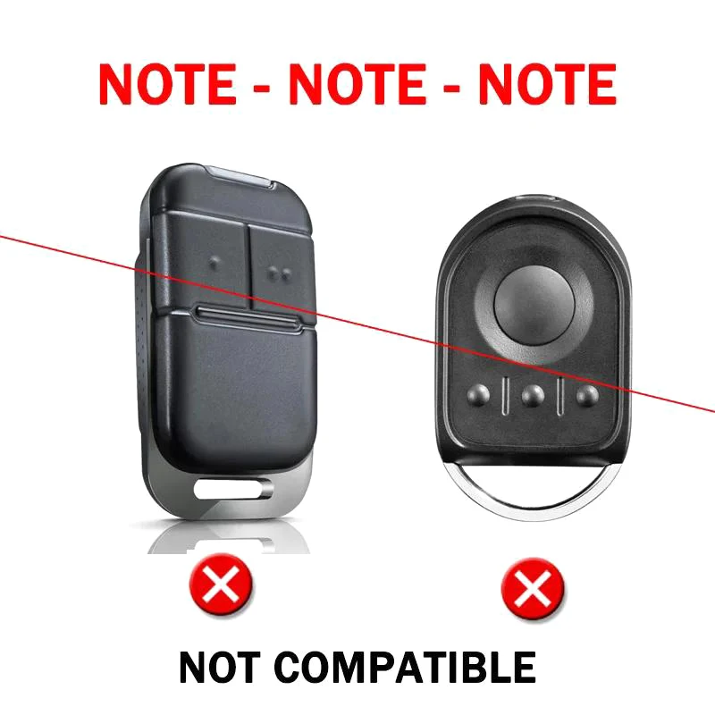 Mando a distancia para puerta de garaje, Compatible con NS 2 / NS 4 1841026, 433,92 MHZ, TR2, 5009205C, TR4, 5012018C00