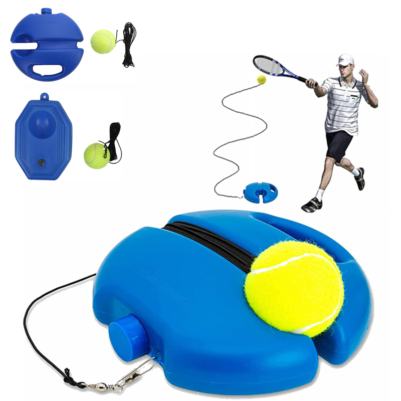 Tennis trainer Rebound Ball mit String Base board Selbststudium Tennis Dämpfer Trainings gerät Trainings gerät