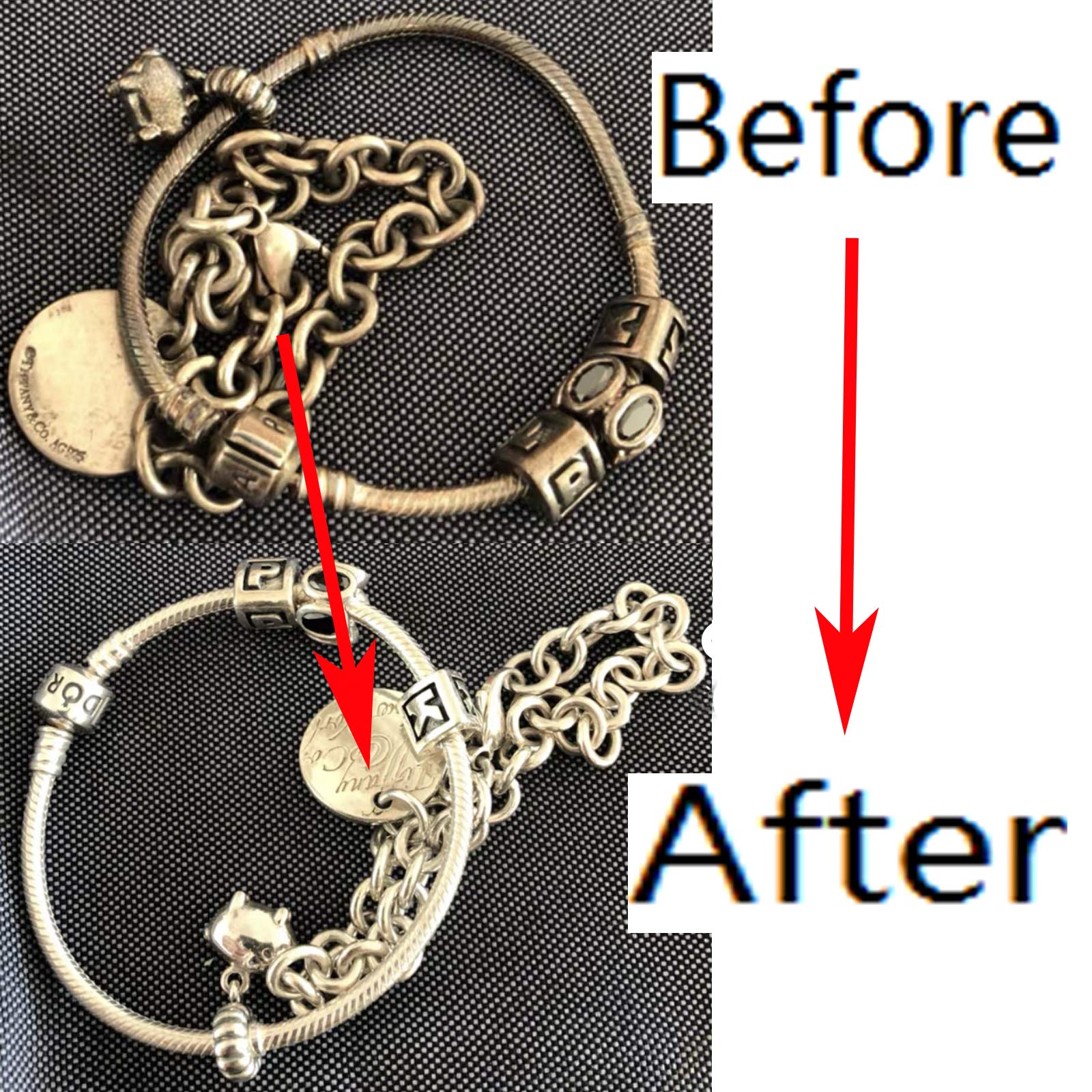 Ściereczka do czyszczenia biżuterii, polerująca, do srebra próby 925, złota, platyny, zegarków, utrzymuje biżuterię czystą i błyszczącą.