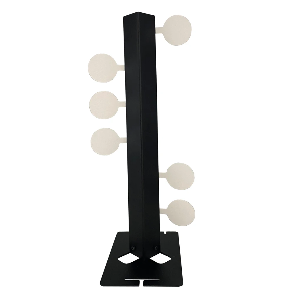 Ar macio/bb's/balha de água/bomba macia duelo árvore balanço tiro alvo com 6 placa alvo de aço arma de ar alvos de árvore de combate
