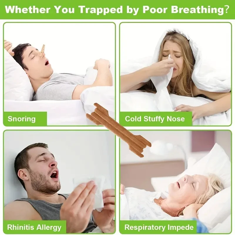 10/50PCS Snoring Nose Patch  Nasal Good Sleeping Patch Breath Strips Right Aid Stop Product Easier Breath Sleep Aid Decive