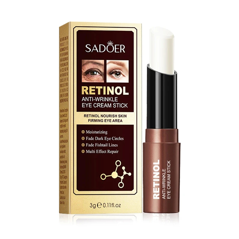 SADOER Retinol Creme para os Olhos Vara Anti Olheiras Sob os Olhos Hidratante Firmador Creme para os Olhos Produtos de Cuidados com a Pele dos Olhos