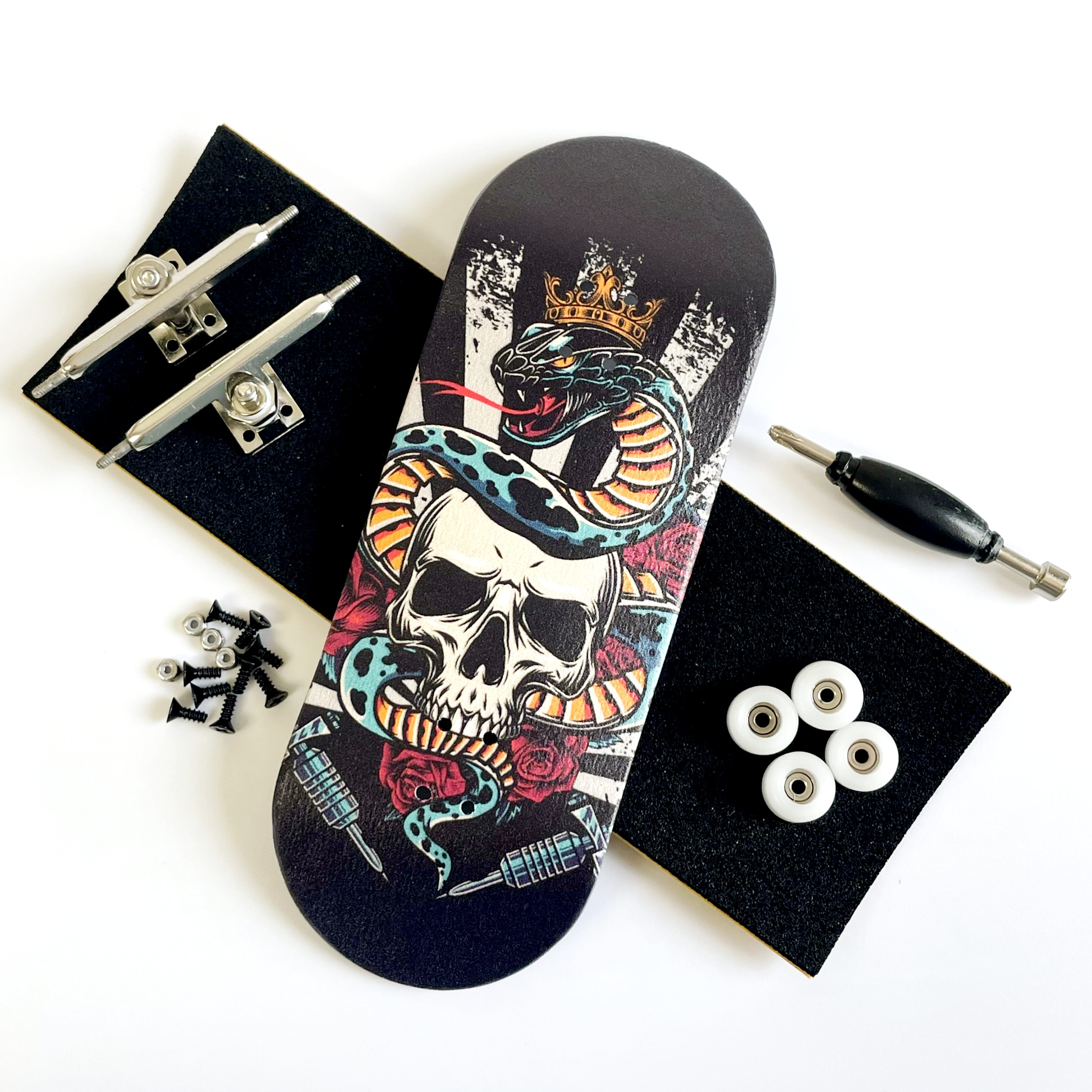 36 mm Pro-Griffbrett-Set, Holzdeck, professionelle A2-LKWs, CNC-Räder für Finger-Skateboard
