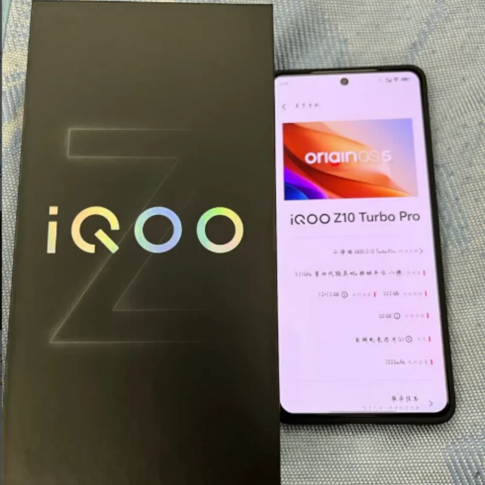 China Version VIVO IQOO Z10 Turbo Pro Official Snapdragon 8s Gen4 7000mAh 120W SuperVOOC 6.78 Inch AMOLED 144Hz 50MP OTA NFC