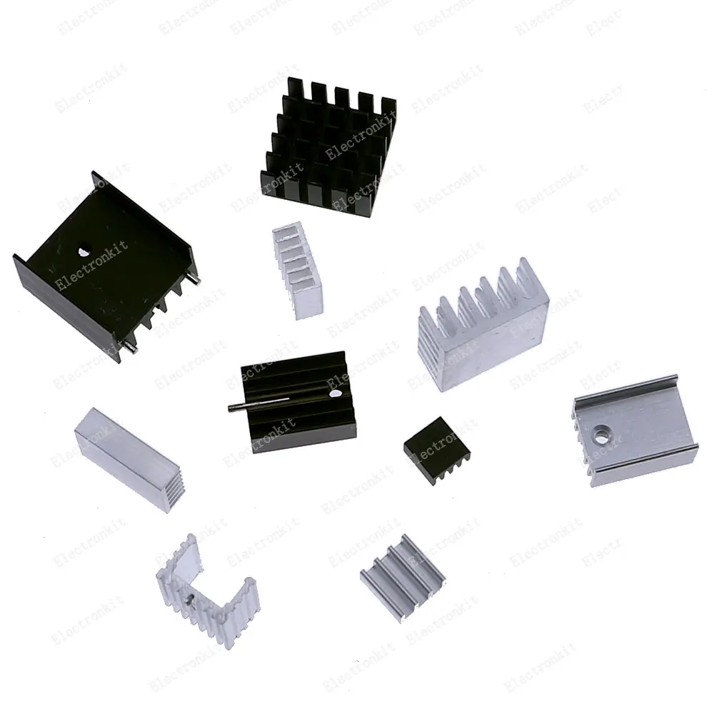 33 pz Kit Dissipatore di Calore Dispositivo di Raffreddamento Dissipatore di Calore di Raffreddamento Raspberry IC LED MOSFET Transistor SCR Regolatore di Tensione