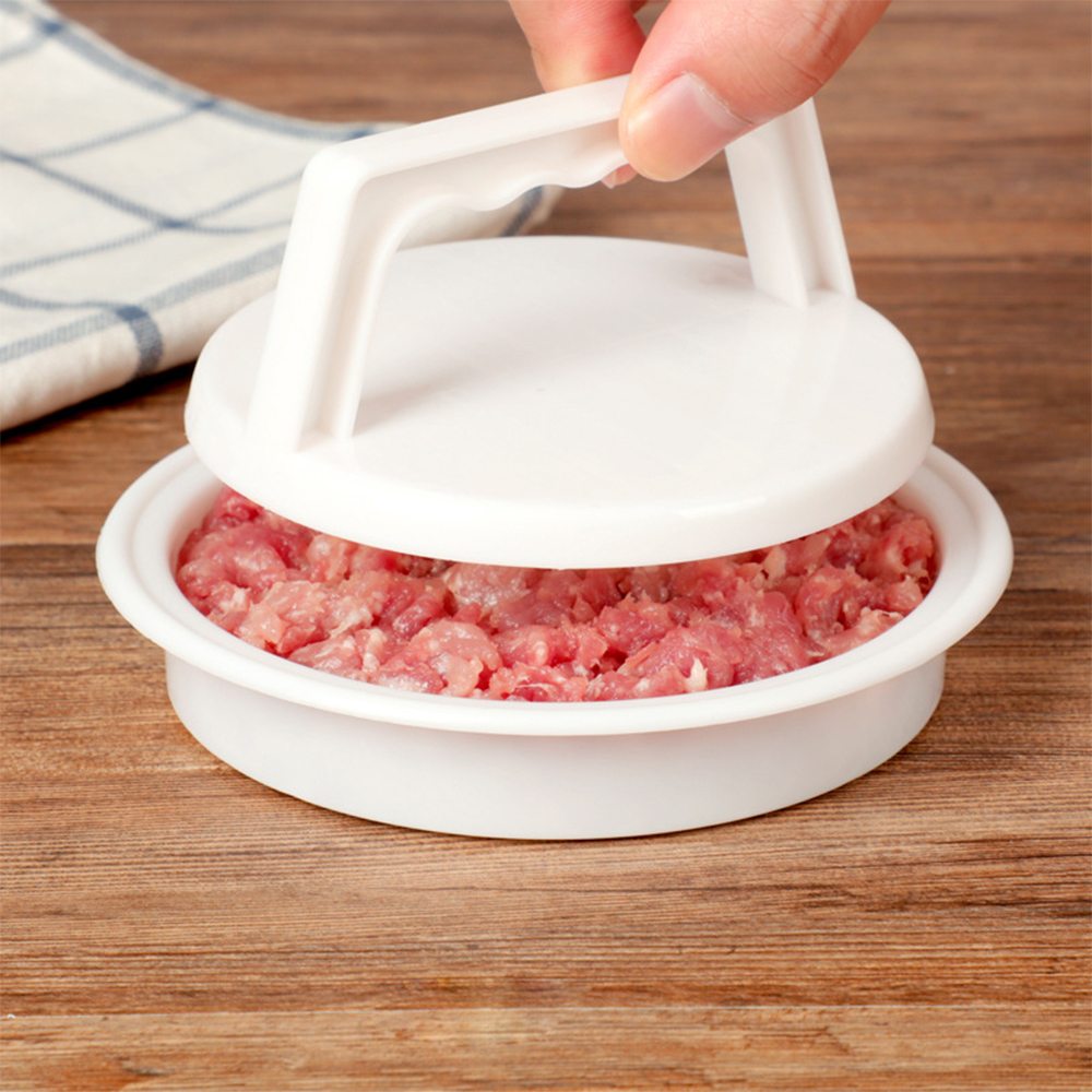 1 st Hamburger Druk Gevulde Burger Druk Plastic Vlees Grill Party BBQ Burger Maker Mold Hamburger Maker Keuken Tool