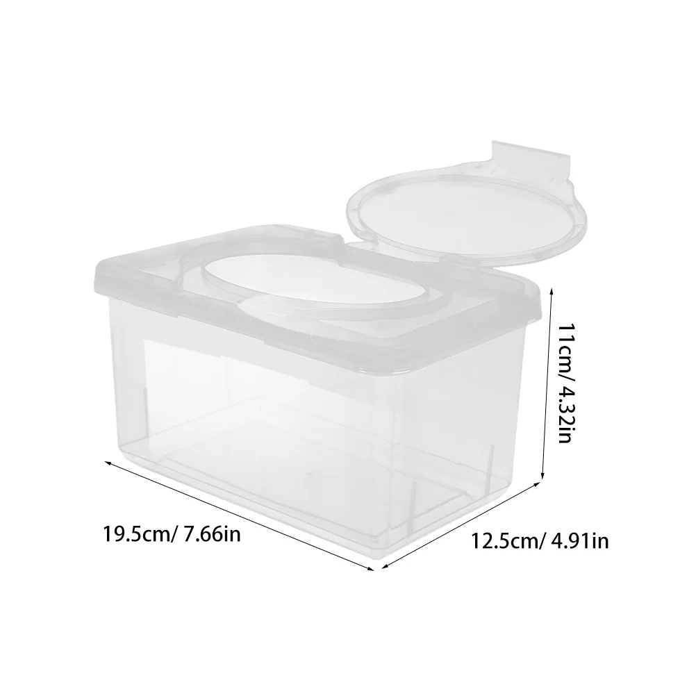 2 pçs caso toalhetes do bebê dispensador de toalhetes reutilizáveis com anel de silicone selado recipiente de toalhetes de retenção de umidade para o berçário do banheiro
