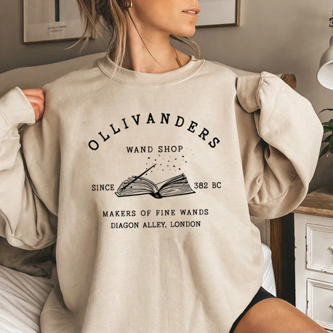 Sudadera Wizard Book Shop, suéter HP, sudaderas con capucha Magic Wizard, sudaderas de manga larga para mujer, jersey de libro Nerd, sudadera con capucha de regalo para seguidores