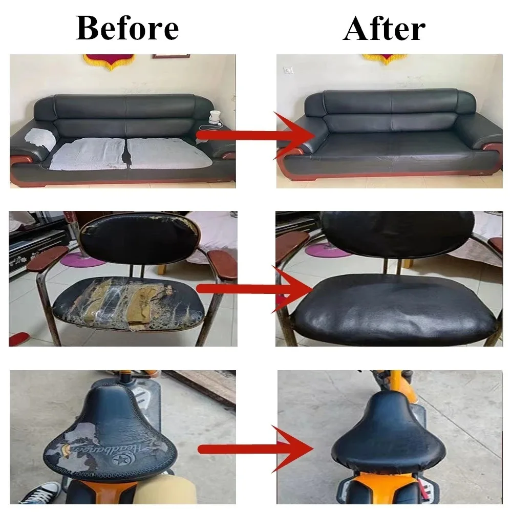 Couro autoadesivo para reparo de sofá, remendo para móveis, mesa, cadeira, bolsa de assento, sapato, cama, reparo, pele de couro artificial pu